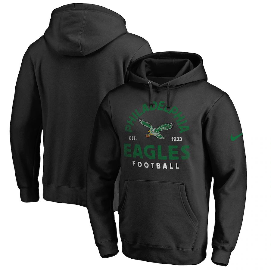 Men 2023 NFL Philadelphia Eagles black Sweatshirt style 10312